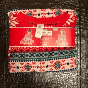 NWT - Onesie Holiday Pajamas - kids xl 14-16